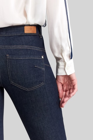 Jean slim taille basse - Bleu canard - IKKS