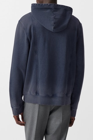 Veste à capuche en coton biologique - Bleu cobalt - IKKS