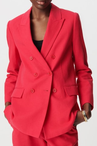 Veste en lin - Rouge - IKKS