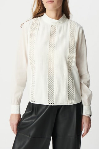 Top en coton biologique - Blanc - IKKS