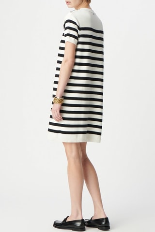 Robe trapèze - Noir et blanc - IKKS