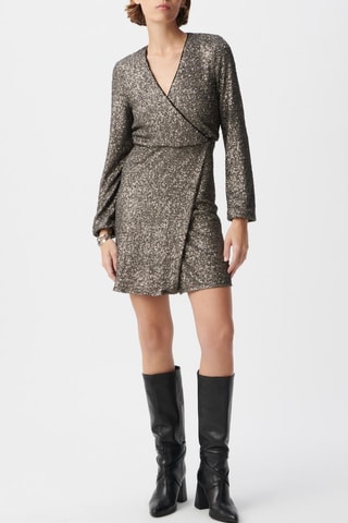 Robe portefeuille - Gris - IKKS
