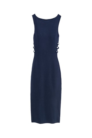 Robe fourreau - Bleu marine - IKKS
