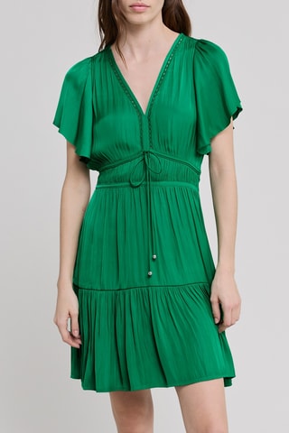 Robe volantée - Vert - IKKS