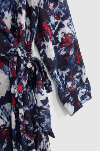 Robe portefeuille - Bleu marine - IKKS