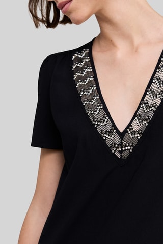 Robe droite - Noir - IKKS