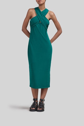 Robe midi - Vert émeraude - IKKS