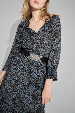 Robe longue - Bleu - IKKS