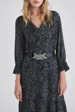 Robe longue - Bleu - IKKS