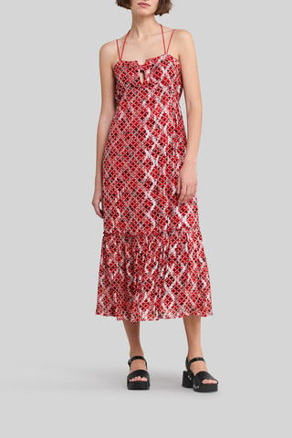 Robe midi - Rouge - IKKS
