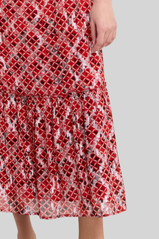Robe midi - Rouge - IKKS