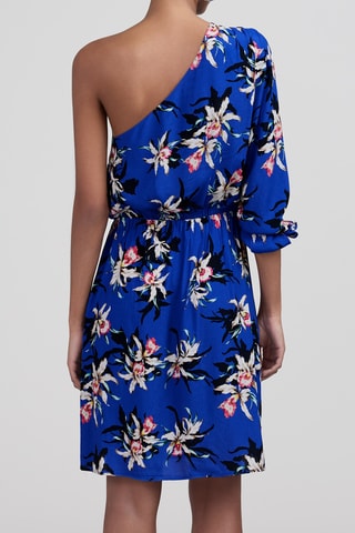 Robe asymétrique - Bleu cobalt - IKKS