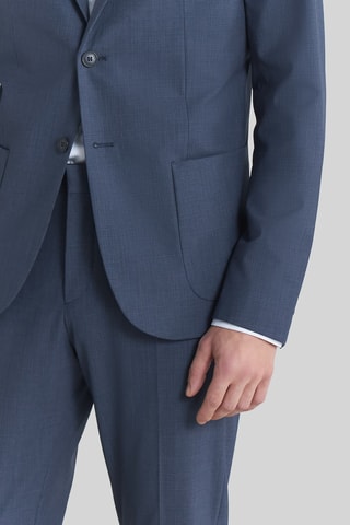 Veste de costume en laine - Bleu - IKKS