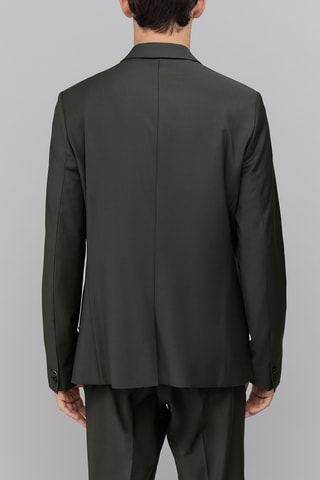Veste de costume en laine - Kaki - IKKS 