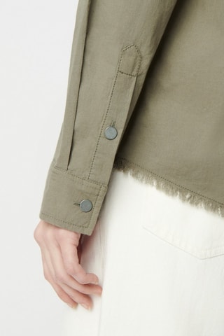 Chemisier en coton biologique - Kaki - IKKS
