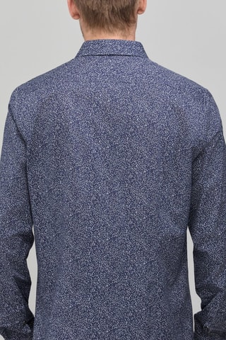 Chemise slim - Bleu marine