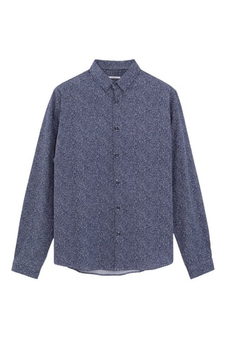 Chemise slim - Bleu marine
