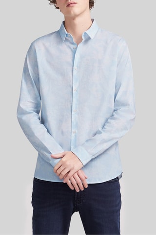 Chemise slim - Ciel - IKKS