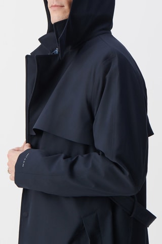 Trench à capuche - Bleu marine - IKKS