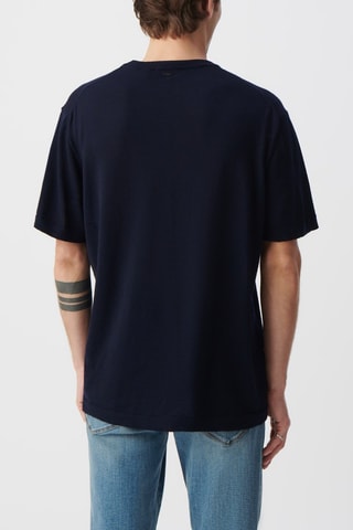 T-shirt en laine - Bleu marine - IKKS