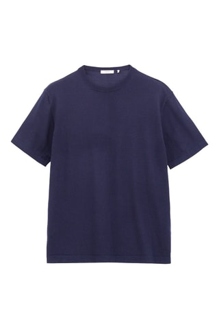 T-shirt en laine - Bleu marine - IKKS