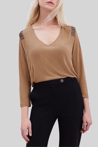 Top - Camel - IKKS