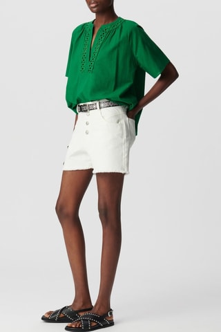 Blouse en coton biologique - Vert - IKKS