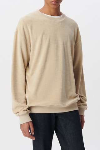 Sweat en coton biologique - Beige - IKKS