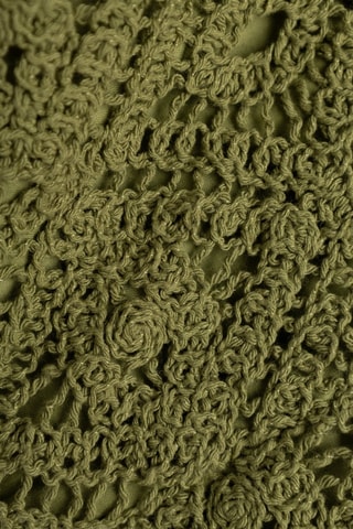 Short en dentelle en coton biologique - Kaki - IKKS