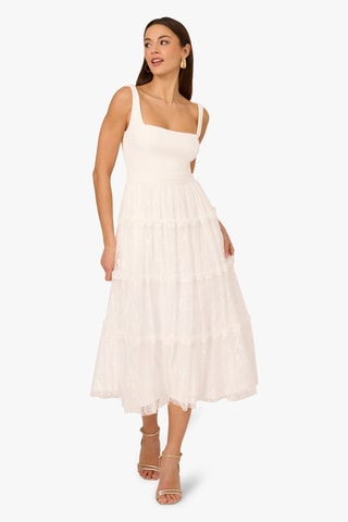 Vestido midi - Crudo
