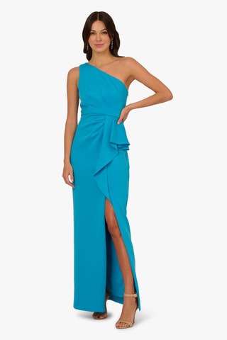 Vestido asimétrico - Azul