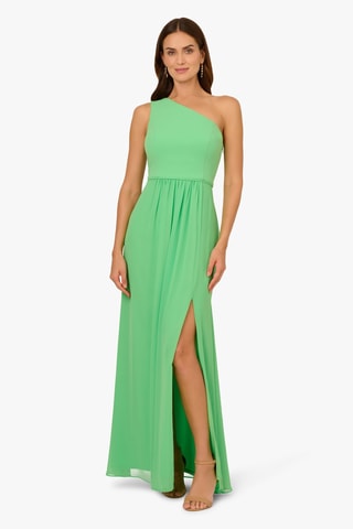 Vestido asimétrico - Verde
