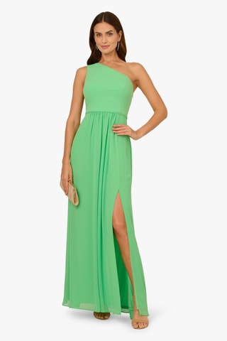 Vestido asimétrico - Verde