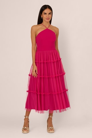 Vestido midi - Rosa