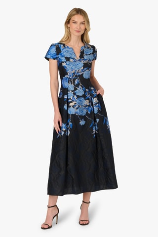 Vestido midi - Negro