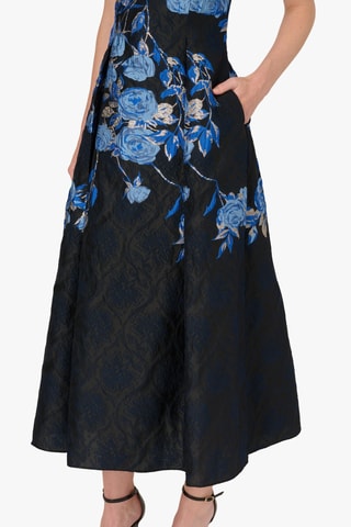 Vestido midi - Negro