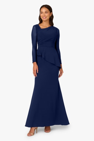 Vestido largo - Azul marino