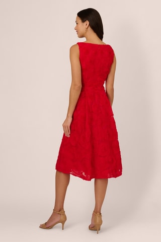 Vestido midi - Rojo
