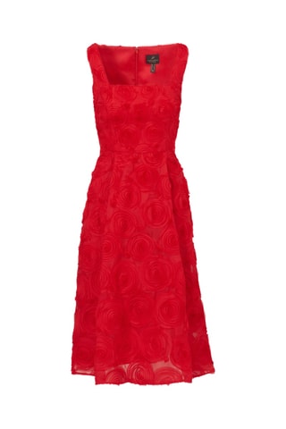 Vestido midi - Rojo