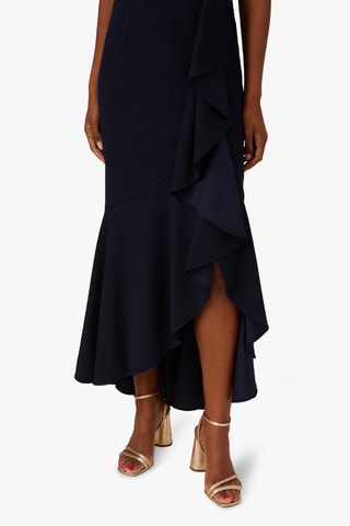 Vestido cruzado - Azul