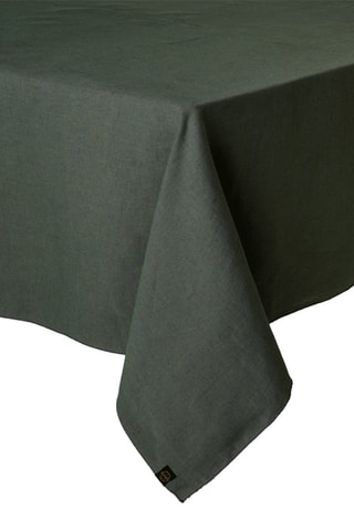 Mantel rectangular de lino Zilia - Caqui