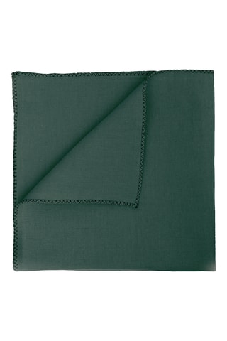 6 servilletas de lino Zilia - Verde - 40 x 40 cm