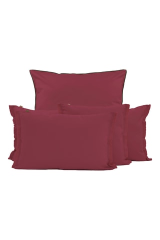 Funda de cojín Bimini - Frambuesa - 45 x 45 cm