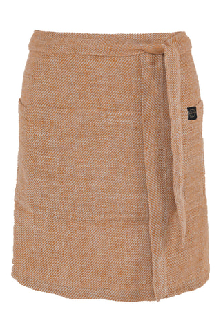 Delantal de lino - Camel