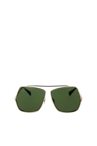 Gafas de sol mujer - Categoría 3 - Max Mara - Verde, marrón y dorado