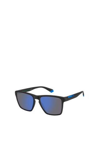Gafas de sol hombre - Lentes efecto espejo - Categoría 3 - Polaroid - Negro