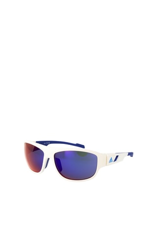 Gafas de sol hombre - Lentes efecto espejo - Categoría 3 - Adidas Sport - Blanco