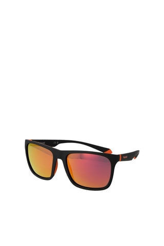 Gafas de sol polarizadas hombre - Lentes efecto espejo - Categoría 3 - Polaroid - Negro y naranja