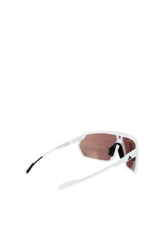 Gafas de sol hombre - Lentes efecto espejo - Categoría 3 - Adidas Sport - Blanco