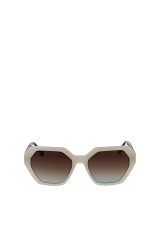 Gafas de sol mujer - Lentes efecto espejo - Categoría 3 - Comma - Blanco